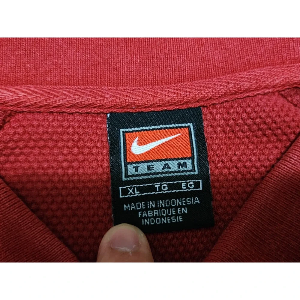 VTG Nike Team Shirt NCAA Football Men's XL Alabama Crimson Tide Embroidered Polo